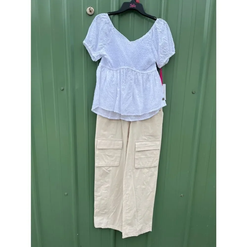 Girls Dresses Shirts & Pants 6-Piece Bundle Size M